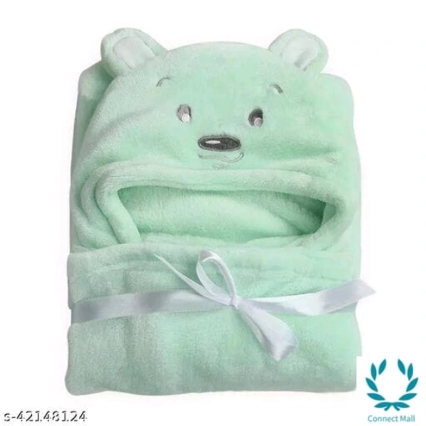 New Born Baby Combo Pack Hooded Wearale Wrapper And Baby Bath towel - LXHXB:(78 X2X82) CM, Multipack of:2